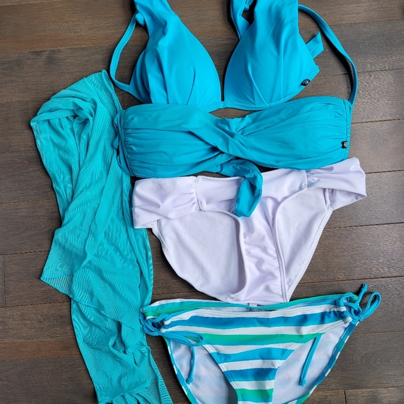 Swimwear blue kit La vie en rose Aqua - Picture 1 of 3